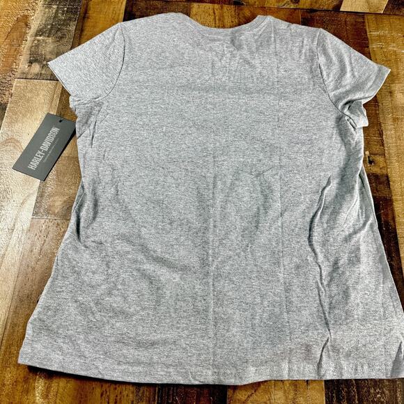 HARLEY DAVIDSON 2023 Womens 2XL Forever Racer Font Short Sleeve Tshirt NEW - Picture 6 of 10